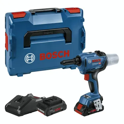 BOSCH GRG 18V-16 C PROFESSIONAL ΠΙΣΤΟΛΙ ΠΡΙΤΣΙΝΙΩΝ ΜΠΑΤΑΡΙΑΣ,  L-BOXX 136, 2 X4,0 Ah, ΦΟΡΤΙΣΤΗ  06019K5001