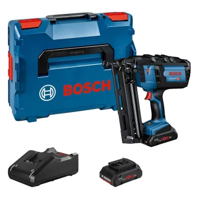 BOSCH GNH 18V-64 M PROFESSIONAL ΚΑΡΦΩΤΙΚΟ ΞΥΛΟΥ ΜΠΑΤΑΡΙΑΣ, GAL 18V-40,2Χ18V 4.0Ah 0601481003