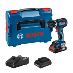 BOSCH GSB 18V-90 C PROFESSIONAL ΚΡΟΥΣΤΙΚΟ ΔΡΑΠΑΝΟΚΑΤΣΑΒΙΔΟ ΜΠΑΤΑΡΙΑΣ 2 μπαταρίες Li-Ion 4,0 Ah  06019K6104