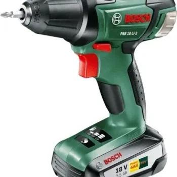 BOSCH PSR 18 LI-2 Δραπανοκατσάβιδο δύο ταχυτήτων μπαταρίας ιόντων λιθίου (2 μπαταρίες) 060397330H