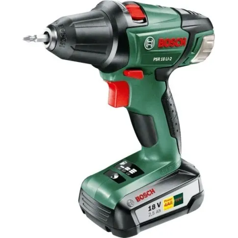 BOSCH PSR 18 LI-2 Δραπανοκατσάβιδο δύο ταχυτήτων μπαταρίας ιόντων λιθίου 060397330G