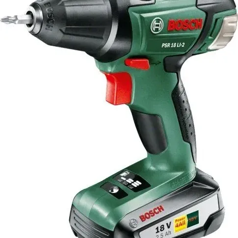 BOSCH PSR 18 LI-2 Δραπανοκατσάβιδο δύο ταχυτήτων μπαταρίας ιόντων λιθίου (2 μπαταρίες) 060397330H