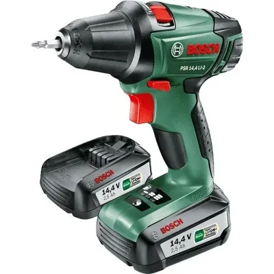 BOSCH PSR 14,4 LI-2 Δραπανοκατσάβιδο δύο ταχυτήτων μπαταρίας ιόντων λιθίου (2 μπαταρίες) 060397340P