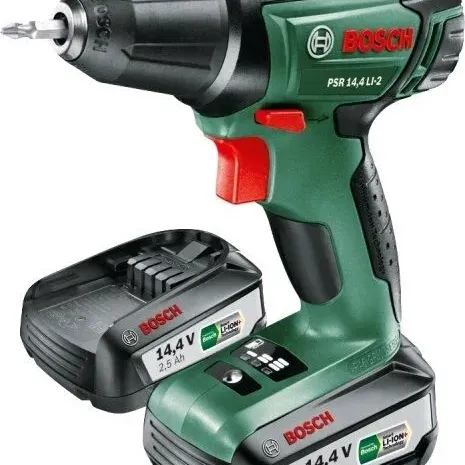BOSCH PSR 14,4 LI-2 Δραπανοκατσάβιδο δύο ταχυτήτων μπαταρίας ιόντων λιθίου (2 μπαταρίες) 060397340P