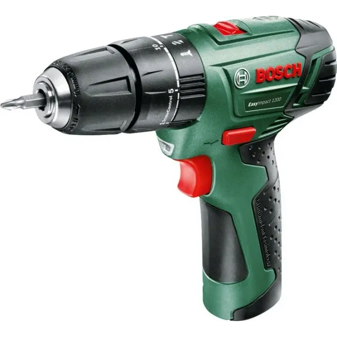 BOSCH EasyImpact 1200 Κρουστικό δραπανοκατσάβιδο μπαταρίας δύο ταχυτήτων ιόντων λιθίου 06039A4102