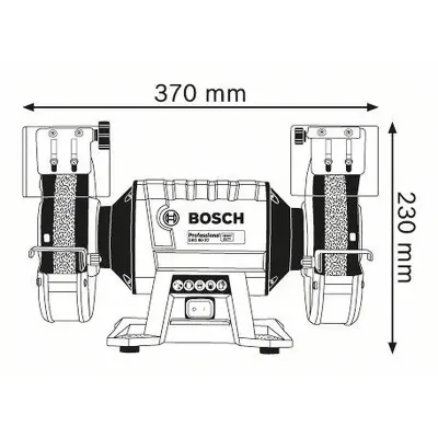 BOSCH GBG 60-20 Δίδυμος Σταθερός Τροχός 0.601.27A.400