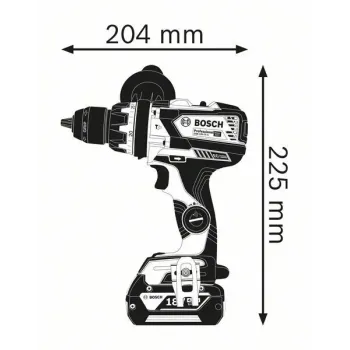 BOSCH GSB 18V-85 C Κρουστικό Δραπανοκατσάβιδο σε L-Boxx 06019G0302