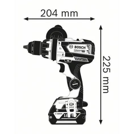 BOSCH GSB 18V-85 C Κρουστικό Δραπανοκατσάβιδο σε L-Boxx 06019G0302