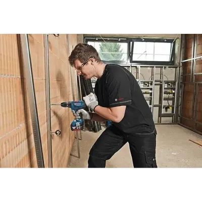 BOSCH GSB 18V-28 ΔΡΑΠΑΝΟΚΑΤΣΑΒΙΔΟ ΜΠΑΤΑΡΙΑΣ + GDX 18V-180 ΜΠΟΥΛΟΝΟΚΛΕΙΔΟ ΜΠΑΤΑΡΙΑΣ + 2 x 4.0 Ah ΣΕ L-BOXX 0615990K3K