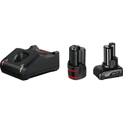 BOSCH PROFESSIONAL ADVANCED ΣΕΤ ΜΕ 2 ΜΠΑΤΑΡΙΕΣ 1 x GBA 12V 2.0Ah + 1 x GBA 12V 4.0Ah + ΦΟΡΤΙΣΤΗΣ GAL 12V-40 - 1600A01NC9
