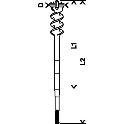 Bosch Τρυπάνι ξετρυπήματος SDS max-9 Break Through-1618596461