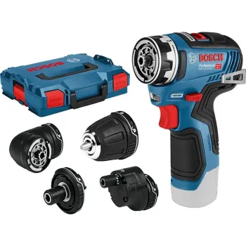 BOSCH - Δραπανοκατσάβιδο Μπαταρίας με 4 Κεφαλές GSR 12V-35 FC σε L-Boxx (Solo) 06019H3003