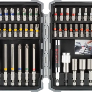 BOSCH Σετ 43 τεμ. με Κατσαβιδόλαμες και Καρυδάκια Extra Hard 2607017164