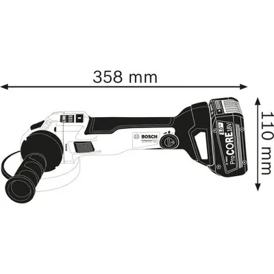 BOSCH - GWS 18V-10 SC Γωνιακός Τροχός 18V σε L-BOXX (Solo) 06019G340B