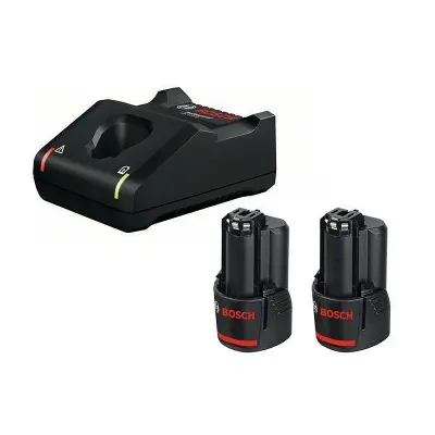 BOSCH - Σετ Φορτιστή GAL 12V-40 και Μπαταριών 12V με 2 Μπαταρίες 3.0Ah - 1600A019RD