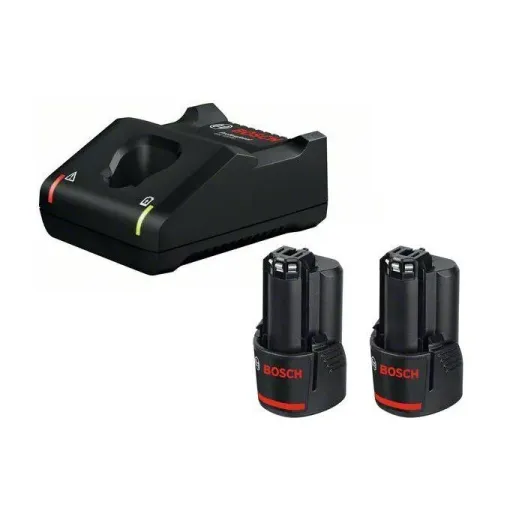 BOSCH - Σετ Φορτιστή GAL 12V-40 και Μπαταριών 12V με 2 Μπαταρίες 3.0Ah - 1600A019RD