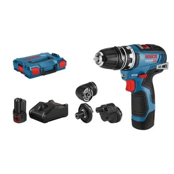 BOSCH GSR 12V-35 FC Δραπανοκατσάβιδο Μπαταρίας (2x3.0Ah) - 10,8V - 12V ΧΩΡΙΣ ΚΡΟΥΣΗ 06019H3000