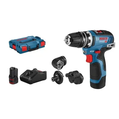 BOSCH GSR 12V-35 FC Δραπανοκατσάβιδο Μπαταρίας (2x3.0Ah) - 10,8V - 12V ΧΩΡΙΣ ΚΡΟΥΣΗ 06019H3000