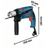 BOSCH GSB 13 RE Κρουστικό Δράπανο με Σετ Τρυπανιών 0.601.217.103