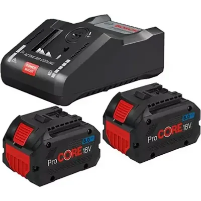 BOSCH - Σετ 2 Μπαταρίων ProCORE 18V 8.0Ah με Φορτιστή GAL 18V-160C 1600A016GP