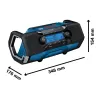 BOSCH GPB 18V-2 SC Ραδιόφωνο μπαταρίας 18 Volt (SOLO) 06014A3100
