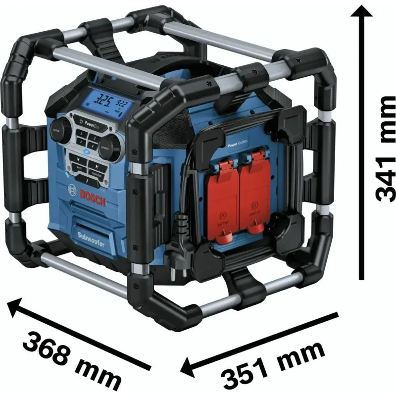 BOSCH GPB 18V-5 C Επιτραπέζιο Ραδιόφωνο Επαναφορτιζόμενο με Bluetooth και USB (SOLO) 06014A4100