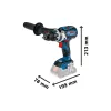 BOSCH GSR 18V-110 C  Δραπανοκατσάβιδο Μπαταρίας 18V (SOLO) 06019G0109