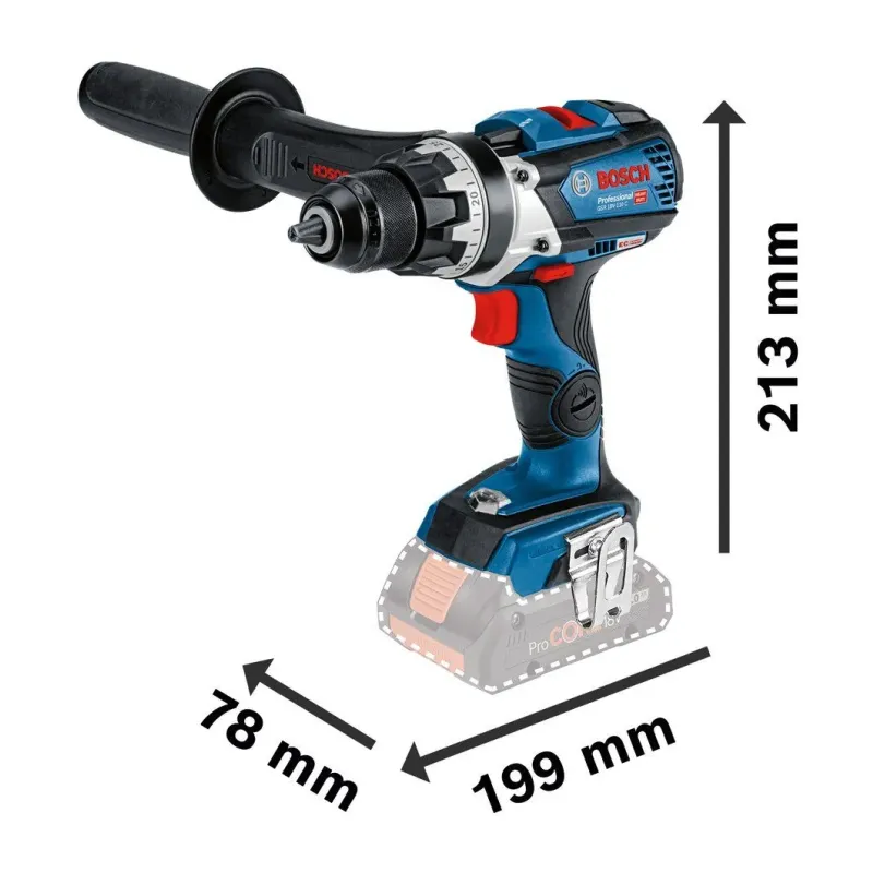 BOSCH GSR 18V-110 C  Δραπανοκατσάβιδο Μπαταρίας 18V (SOLO) 06019G0109
