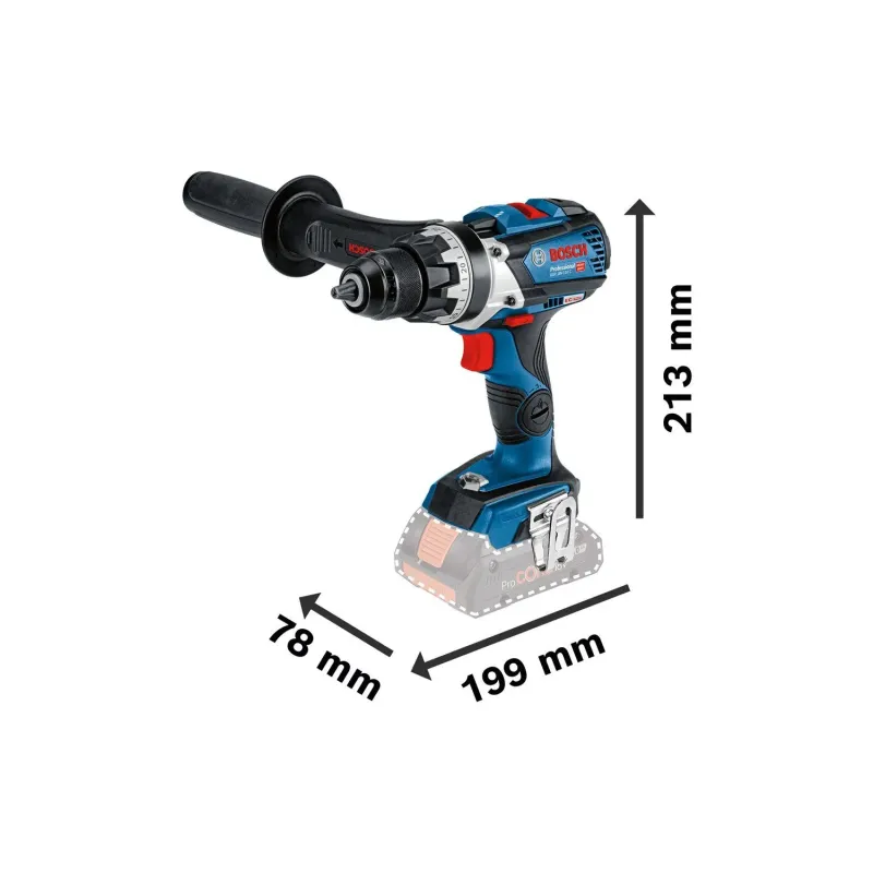 BOSCH GSR 18V-110 C  Δραπανοκατσάβιδο Μπαταρίας 18V (SOLO) 06019G0109
