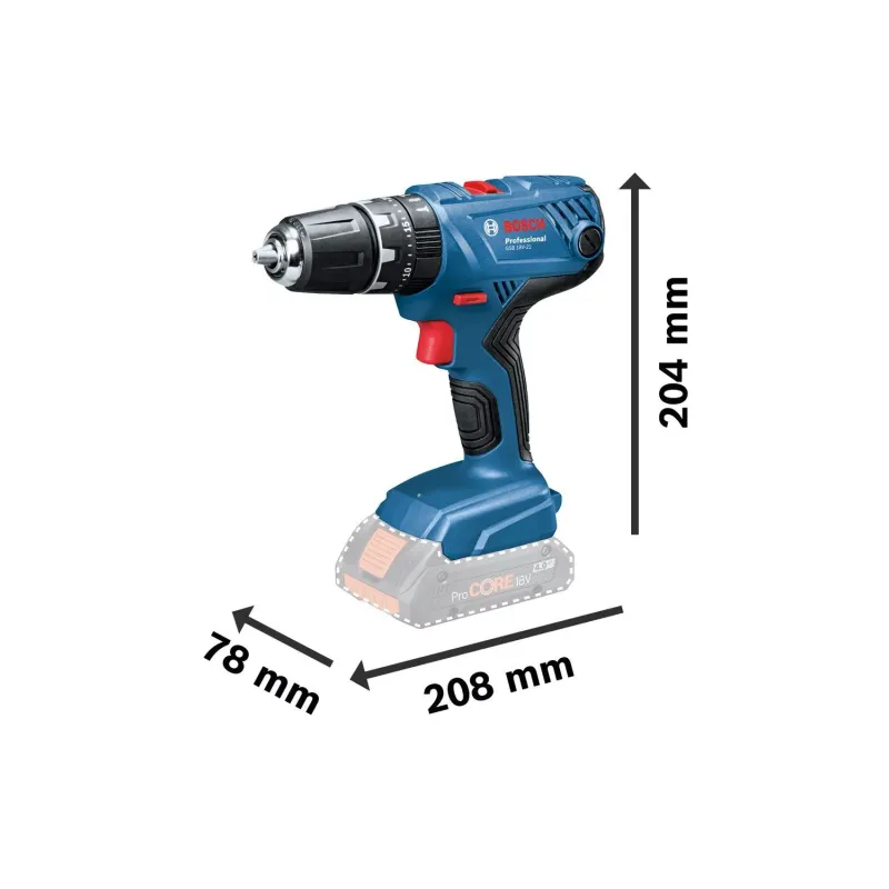 BOSCH GSB 18V-21 ΚΡΟΥΣΤΙΚΟ ΔΡΑΠΑΝΟΚΑΤΣΑΒΙΔΟ ΜΠΑΤΑΡΙΑΣ 18V SOLO 06019H1176