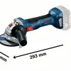 BOSCH WS 18V-7 Γωνιακός Τροχός Μπαταρίας 18V Li-Ion σε L-Boxx (Solo) 06019H9002