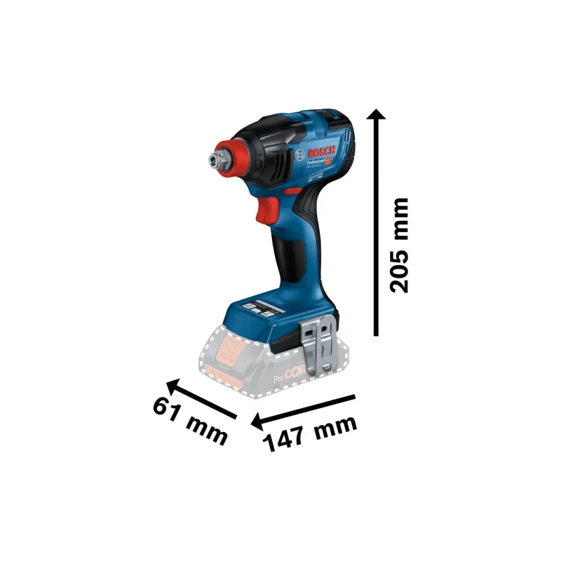 BOSCH GDX 18V-210 C ΜΠΟΥΛΟΝΟΚΛΕΙΔΟ ΜΠΑΤΑΡΙΑΣ 18v (SOLO) 06019J0201