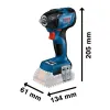 BOSCH GDS 18V-210 C Παλμικό Κατσαβίδι Μπαταρίας 18V (SOLO) 06019J0301