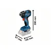 BOSCH GDR 18V-200 Παλμικό κατσαβίδι μπαταρίας 18 Volt, 160 Nm, L-BOX (Solo) 06019J2106