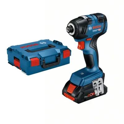 BOSCH GDR 18V-200 Παλμικό κατσαβίδι μπαταρίας 18 Volt, 160 Nm, L-BOX (Solo) 06019J2106