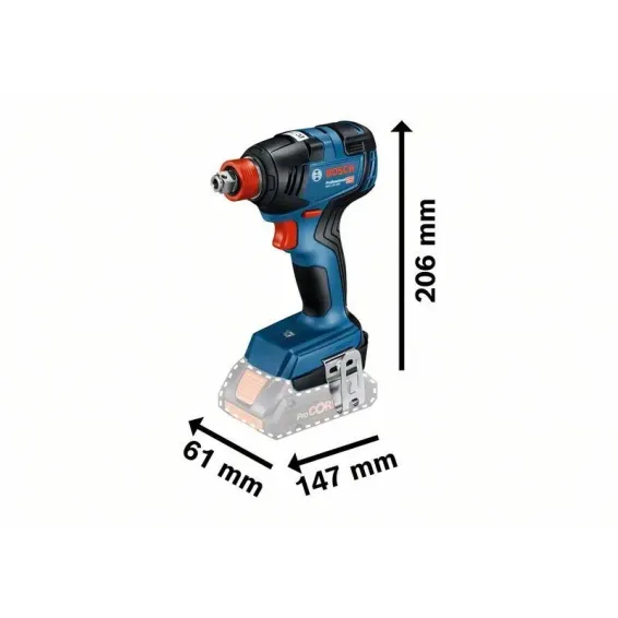 BOSCH GDX 18V-200 ΜΠΟΥΛΟΝΟΚΛΕΙΔΟ ΜΠΑΤΑΡΙΑΣ L-BOX (SOLO) 06019J2205