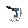 BOSCH GSR 18V-150 C  Δραπανοκατσάβιδο Μπαταρίας BITURBO (SOLO) 18V 06019J5002