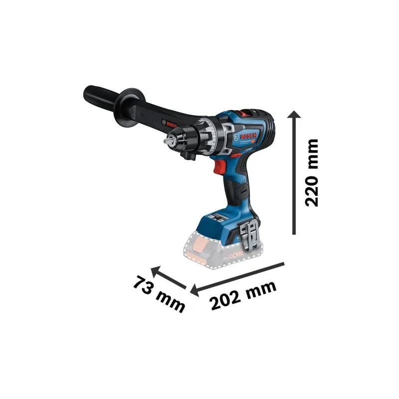 BOSCH GSR 18V-150 C  Δραπανοκατσάβιδο Μπαταρίας BITURBO (SOLO) 18V 06019J5002