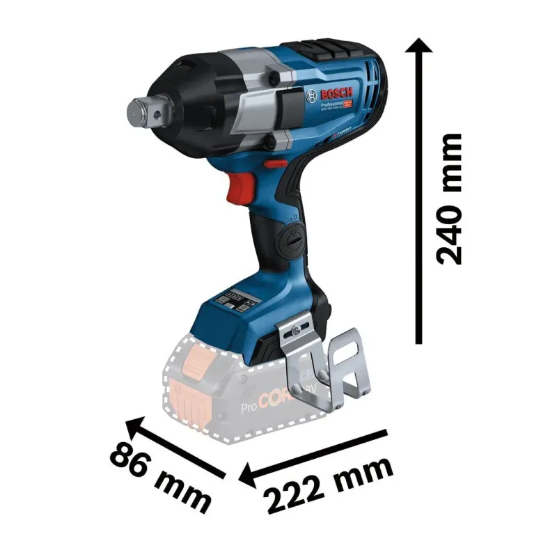 BOSCH GDS 18V-1050 HC Μπουλονόκλειδο 3/4