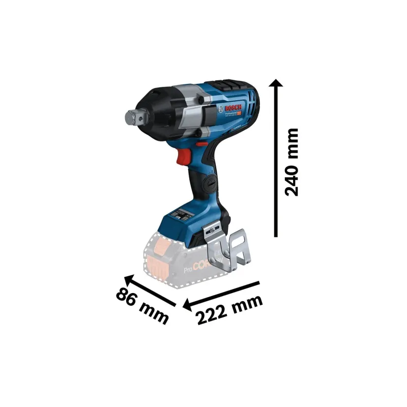 BOSCH GDS 18V-1050 HC Μπουλονόκλειδο 3/4