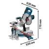 BOSCH GCM 18V-216 Φαλτσοπρίονο μπαταρίας BITURBO 18V σε L-Boxx (Solo) 0601B41000