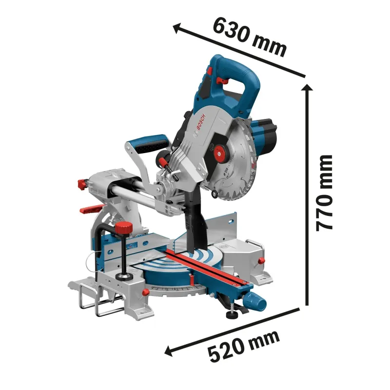 BOSCH GCM 18V-216 Φαλτσοπρίονο μπαταρίας BITURBO 18V σε L-Boxx (Solo) 0601B41000