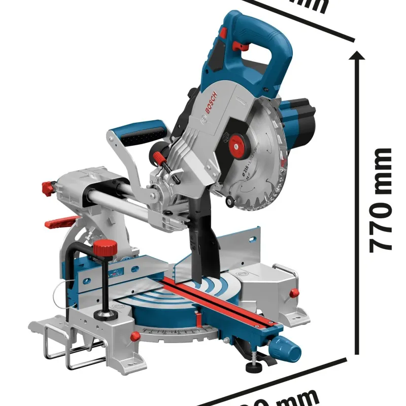 BOSCH GCM 18V-216 Φαλτσοπρίονο μπαταρίας BITURBO 18V σε L-Boxx (Solo) 0601B41000