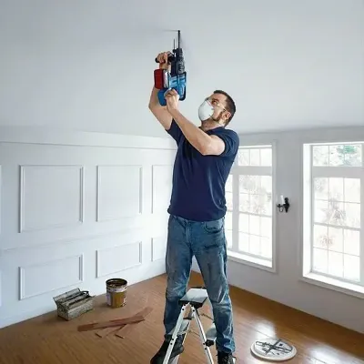 BOSCH GBH 18V-21 Professional Περιστροφικό Πιστολέτο Μπαταρίας SDS Plus (Solo) 00611911101