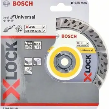 BOSCH Διαμαντόδισκος Kοπής X-LOCK Best for Universal 125mm 2608615161