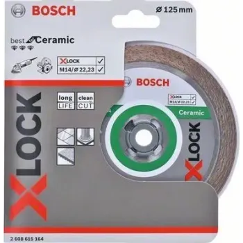 BOSCH Διαμαντόδισκος Κοπής X-LOCK Best for Ceramic 125mm 2608615164