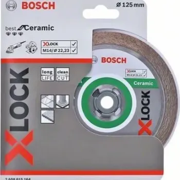 BOSCH Διαμαντόδισκος Κοπής X-LOCK Best for Ceramic 125mm 2608615164