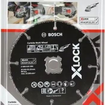 BOSCH Δίσκος Κοπής X-LOCK Carbide Multi Wheel 125mm 2608619284