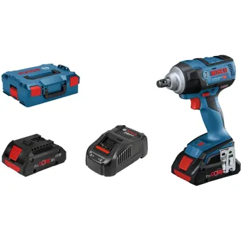 Bosch - GDS 18V-300 Περιστροφικό Kρουστικό Kατσαβίδι Mπαταρίας σε L-Boxx 06019D8202