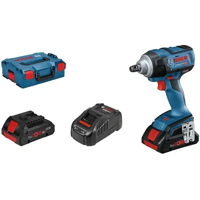 Bosch - GDS 18V-300 Περιστροφικό Kρουστικό Kατσαβίδι Mπαταρίας σε L-Boxx 06019D8202